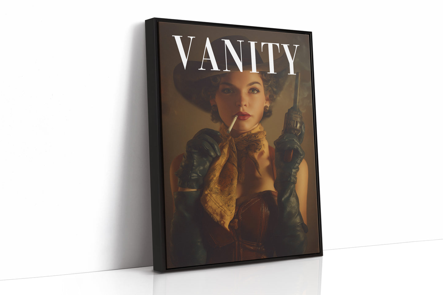 Vanity Western Cowgirl Portrait