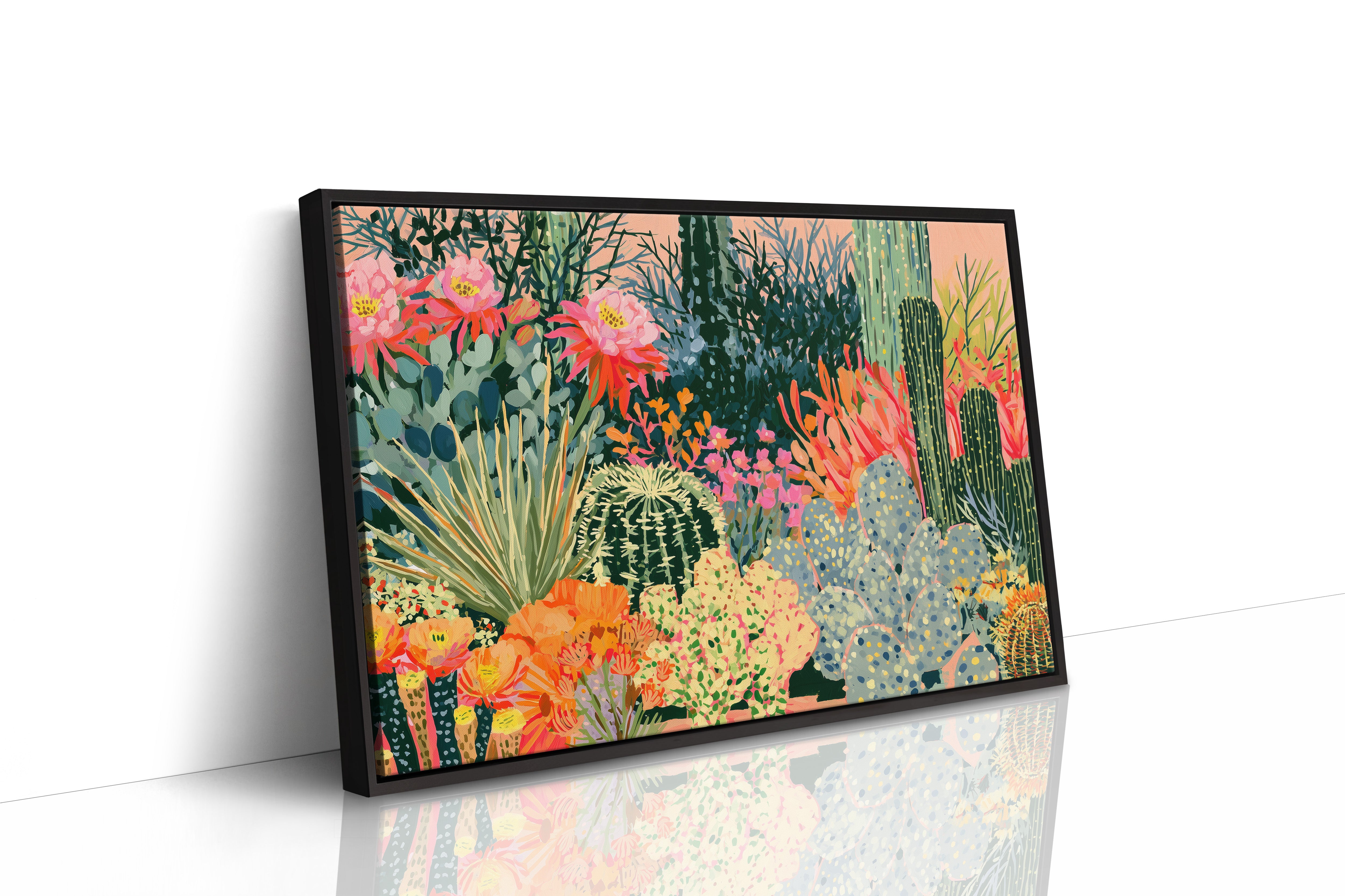 Blooming Cactus Garden