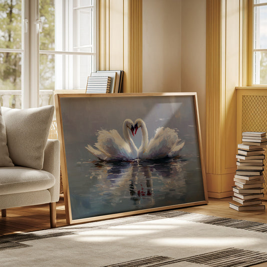 Hearts Entwined Upon Still Waters