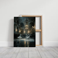 Glistening Steps Under Crystal Light