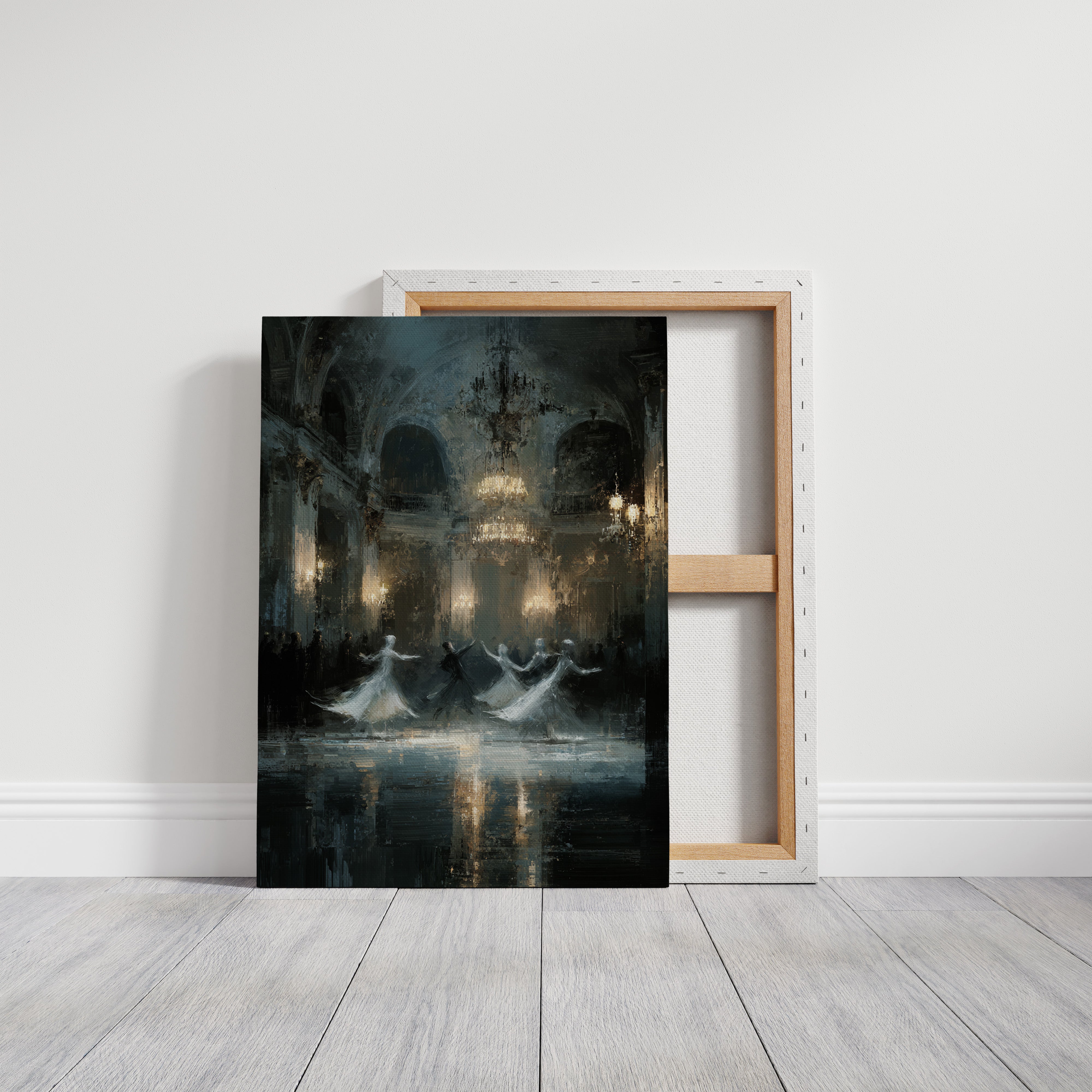Glistening Steps Under Crystal Light