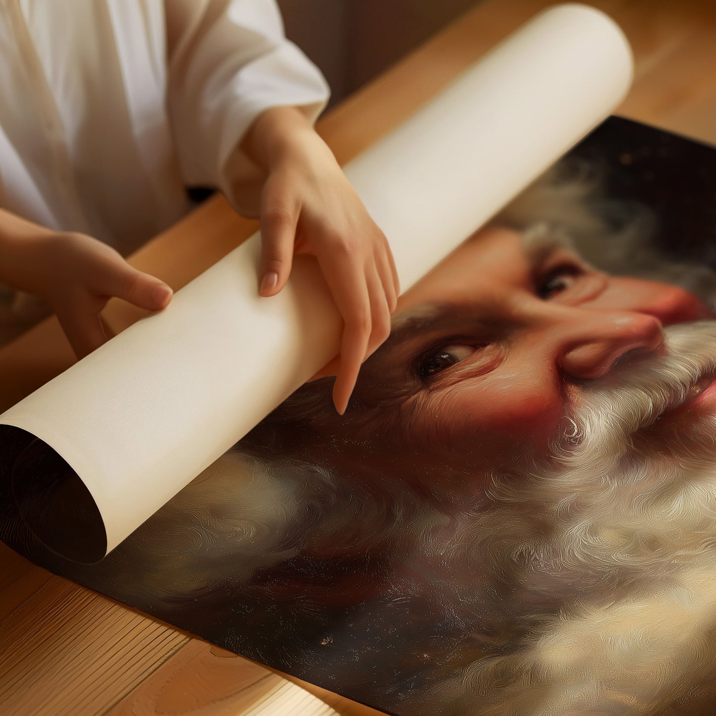 December Magic Glows In Portrait