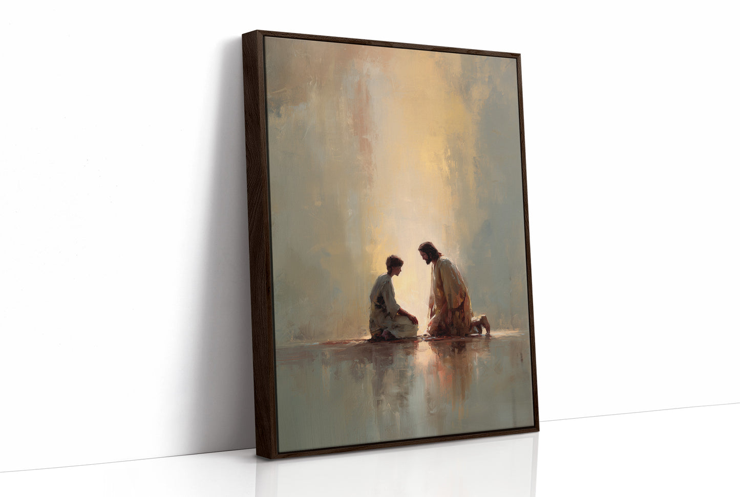 Divine Light Illuminates Sacred Moment