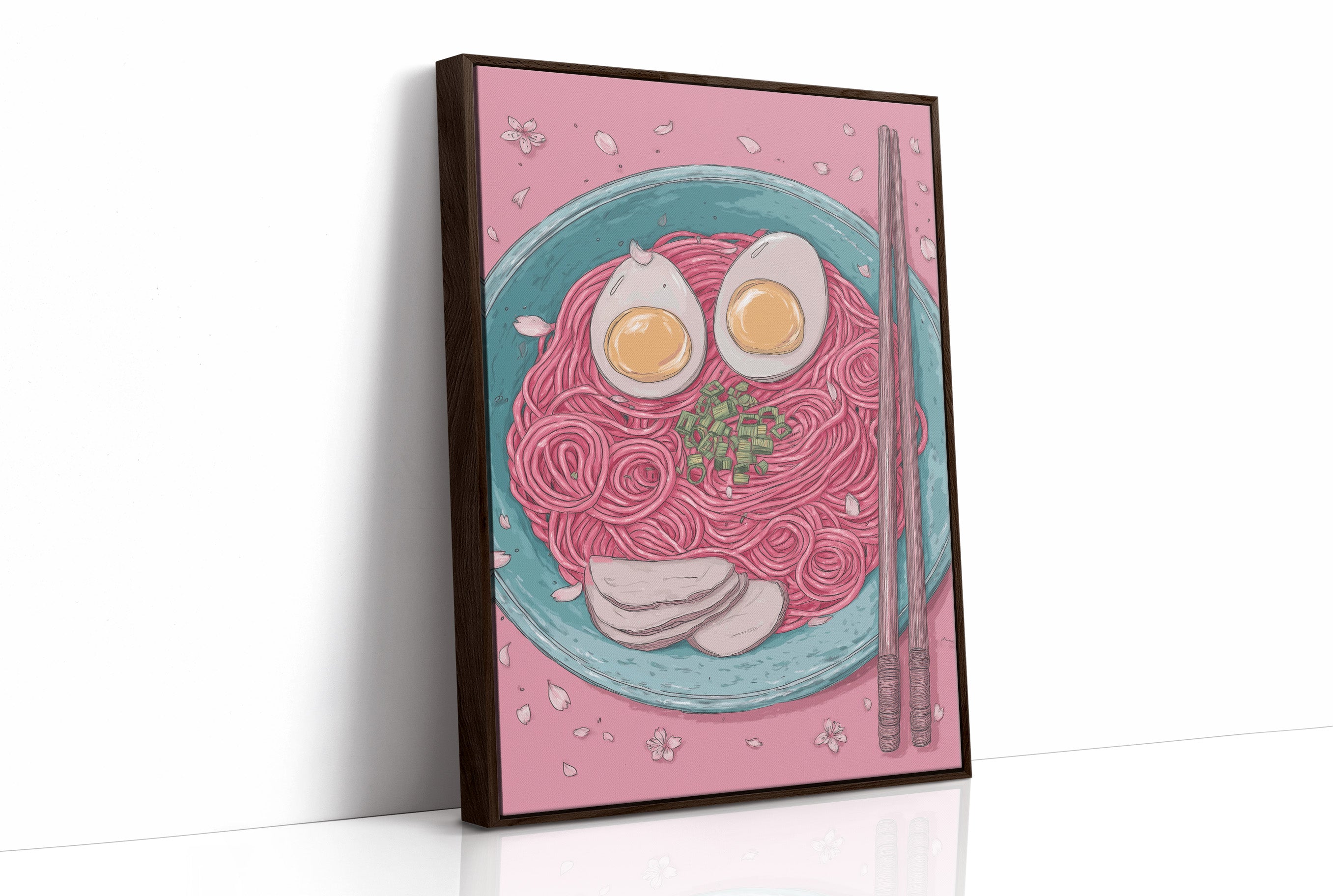 Pink Noodles Make Happy Faces