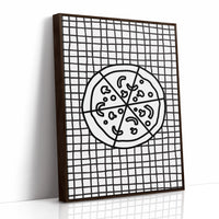 Pizza Stories On Checkered Cloth