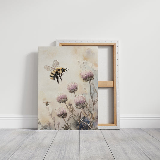 Pollinators Dance Among Petals