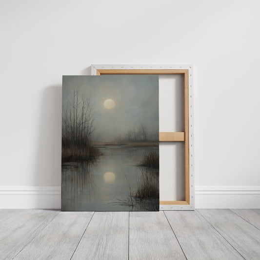 Moonlight Dances on Still Waters