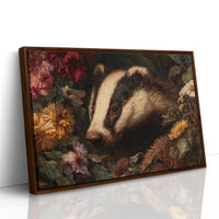 Woodland Creature Among Autumn Blooms