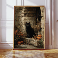 A Watchful Presence Amidst Autumn