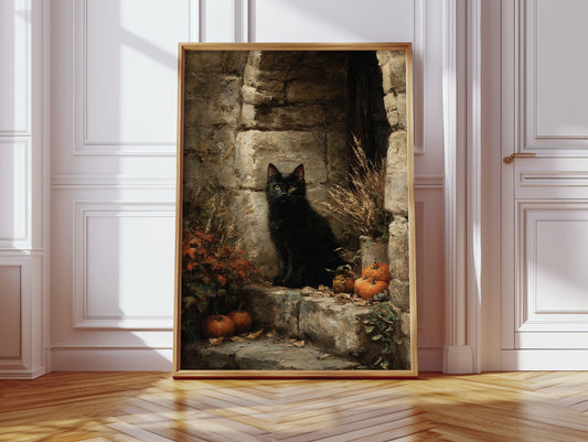 A Watchful Presence Amidst Autumn