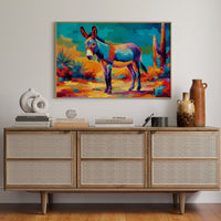 Desert Colors Dance With Burro