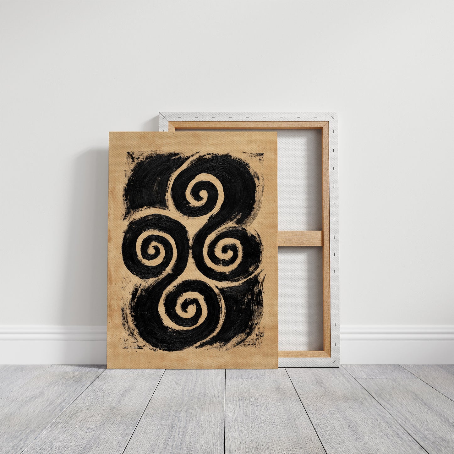 Bold Spiral Harmony Abstract