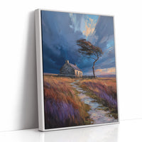 Storm Bends The Coastal Oak