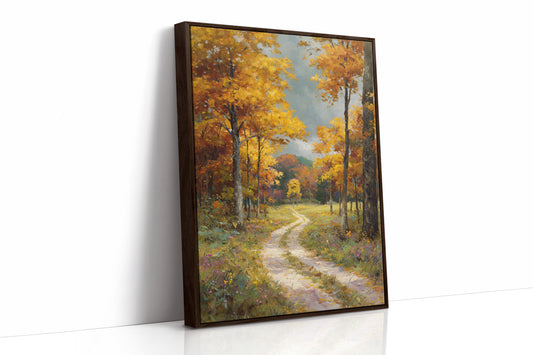 Maple Trees Guide The Winding Path