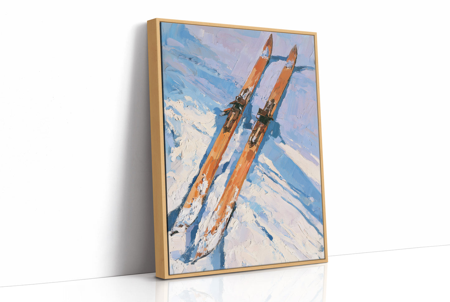Vintage Skis, Fresh Powder
