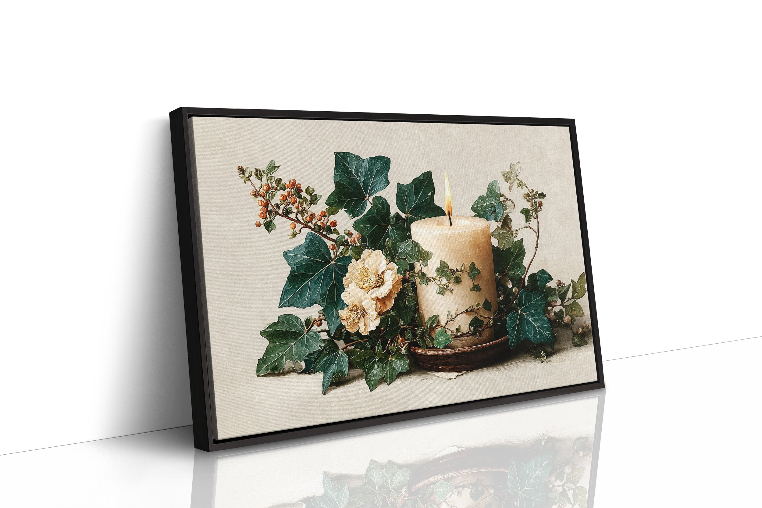 Candlelight Wrapped in Ivy