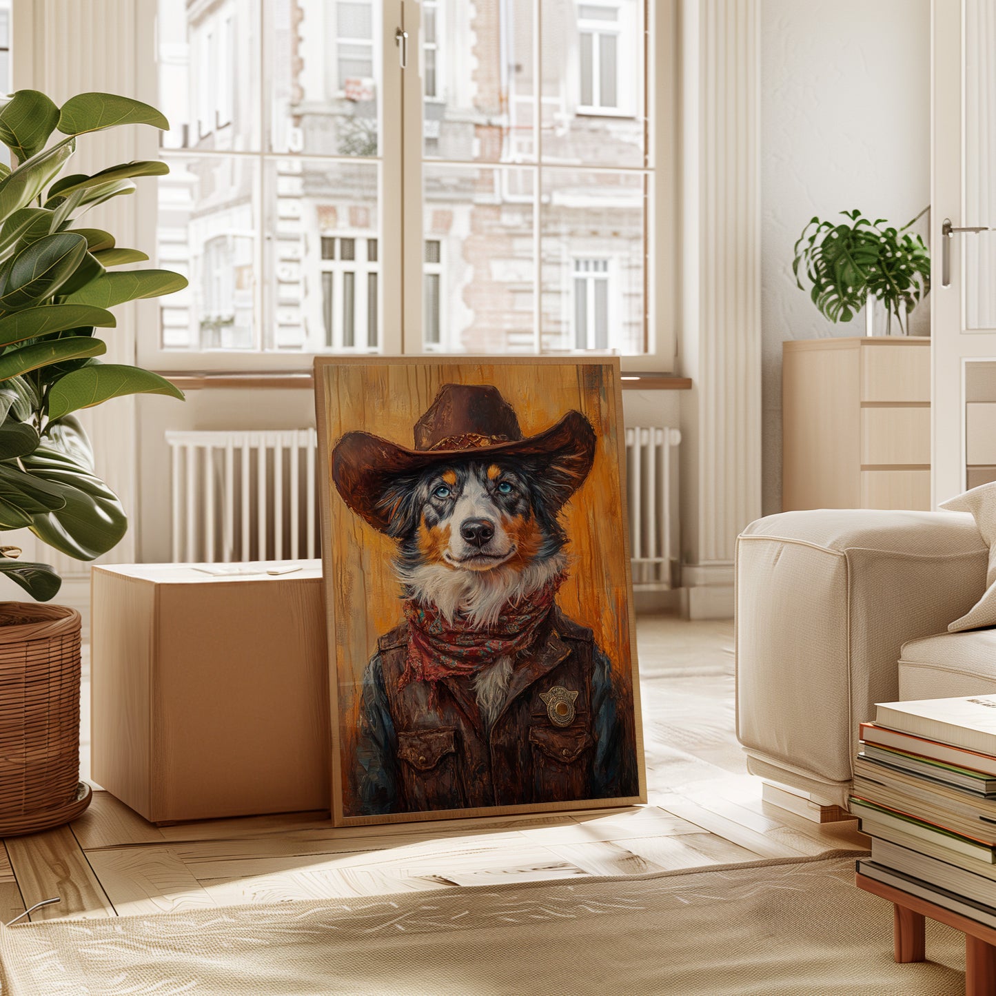 Australian Shepherd Cowboy Deputy