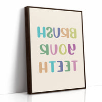 Pastel Letters Dance Like Spring Brush Your Teeth