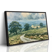 Stone Wall Farmhouse, Grazing Flock