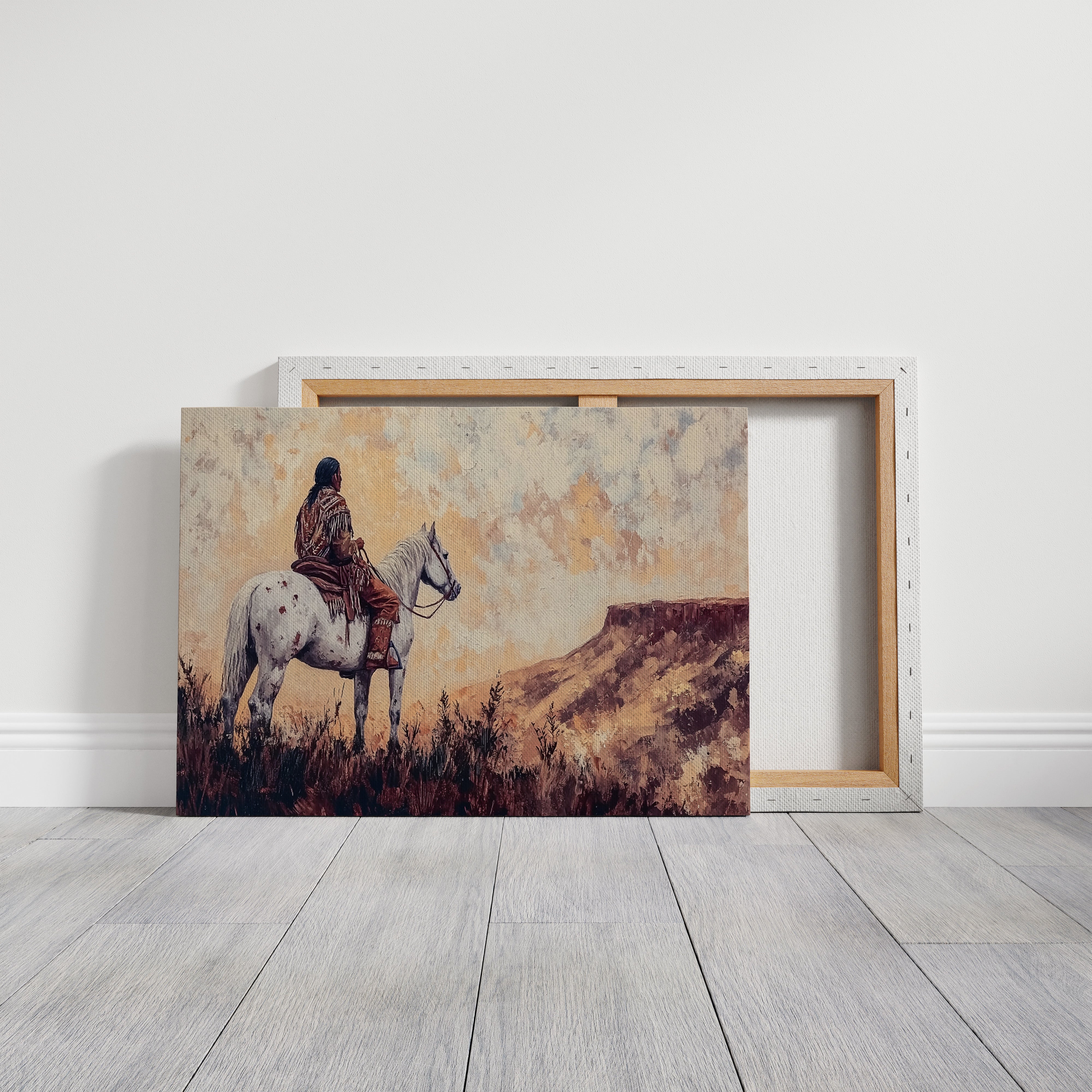 Twilight Scout Above Painted Mesa