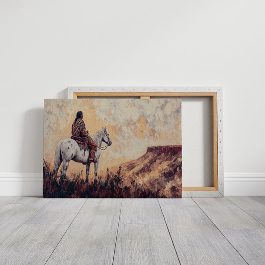 Twilight Scout Above Painted Mesa