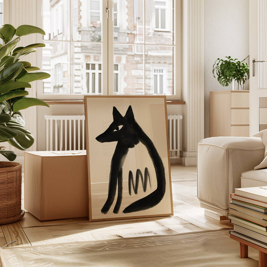 Midnight Fox Speaks Ancient Signs