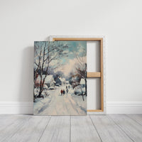 Footsteps Through Winter's Embrace