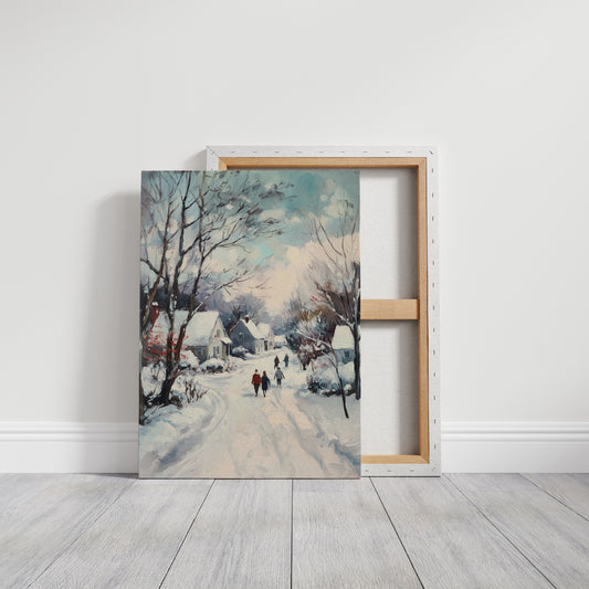 Footsteps Through Winter's Embrace