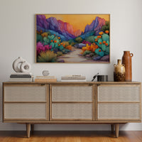 Cactus Blooms Paint Desert Rainbows