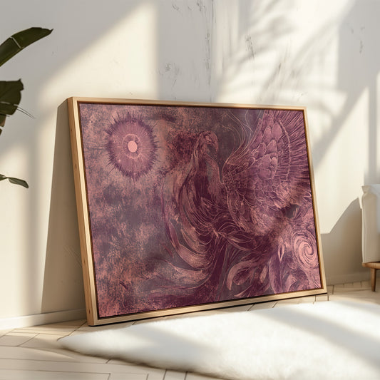 Phoenix Rising In Rose Gold