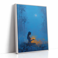 Fireflies Dance At Twilight's Edge