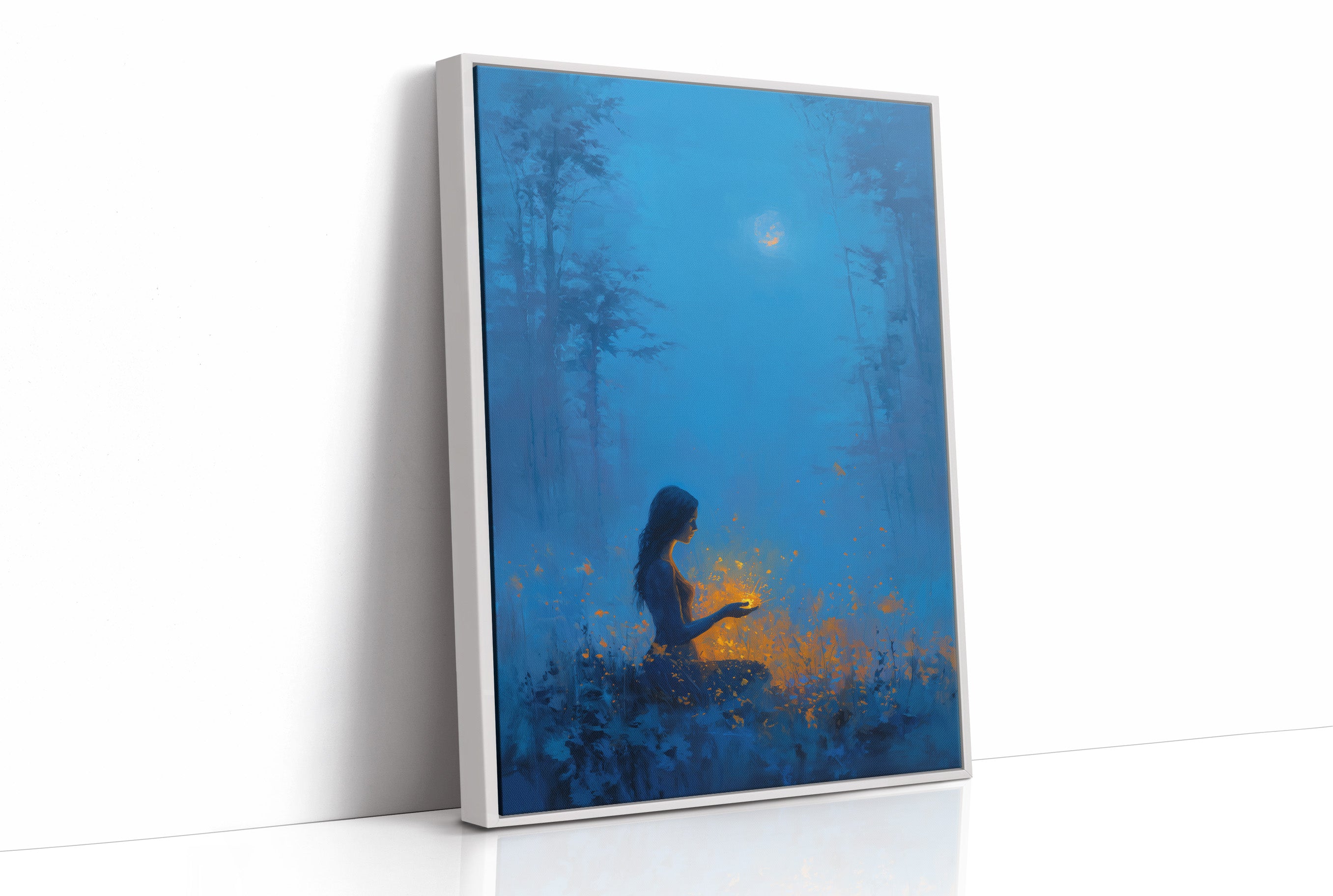 Fireflies Dance At Twilight's Edge