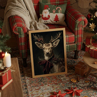 Noble Stag Brings Winter's Grace