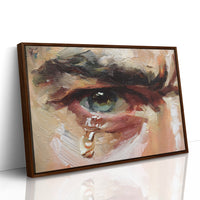 Teardrops Fall From Azure Gaze