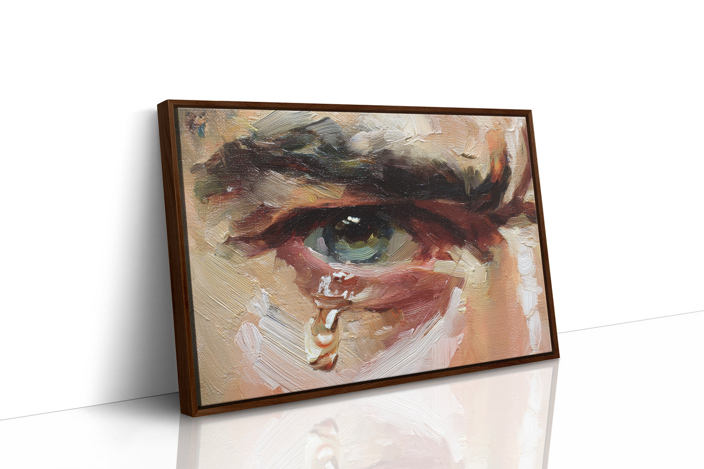 Teardrops Fall From Azure Gaze