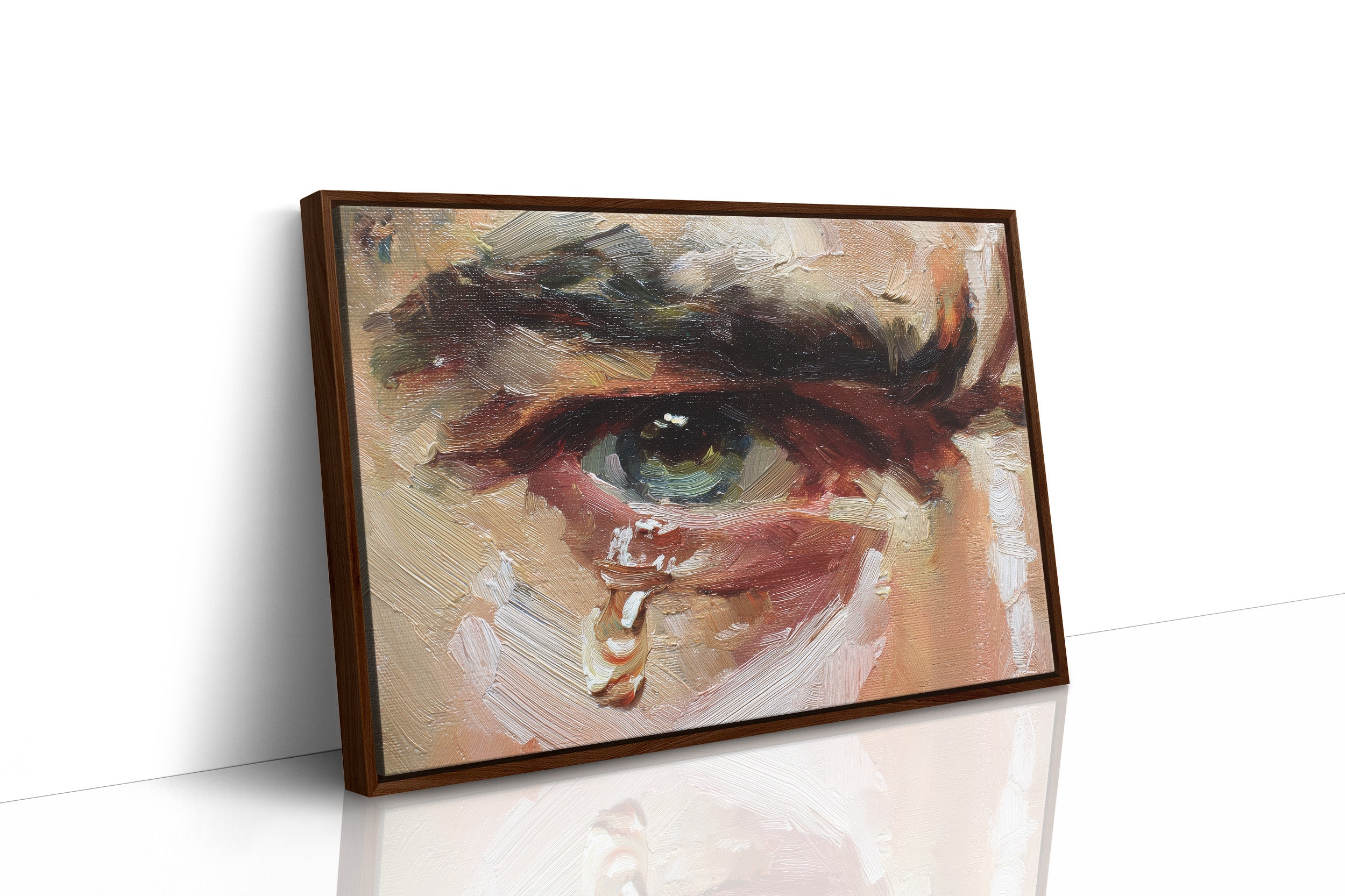 Teardrops Fall From Azure Gaze