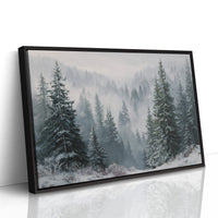 When the Fog Lifted over the Pines