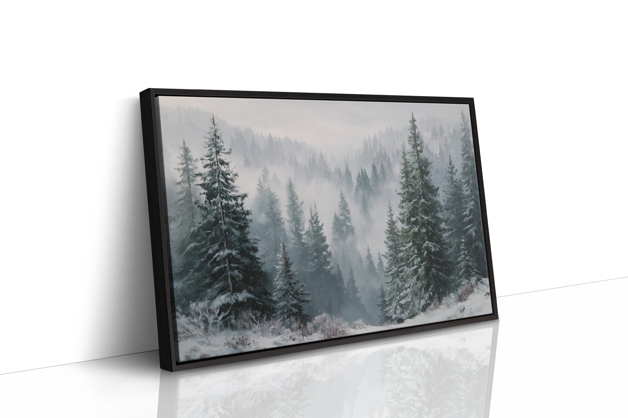 When the Fog Lifted over the Pines