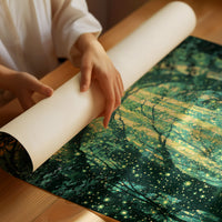 Fireflies Down the Forest Path