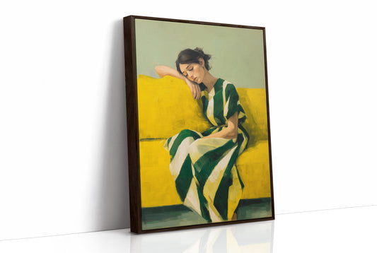 Sunlit Rest In Emerald And Gold