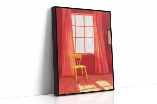 Yellow Chair Catches Morning Light