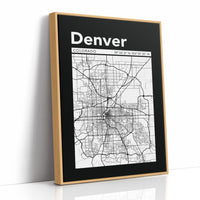 Denver, Mapped in Black