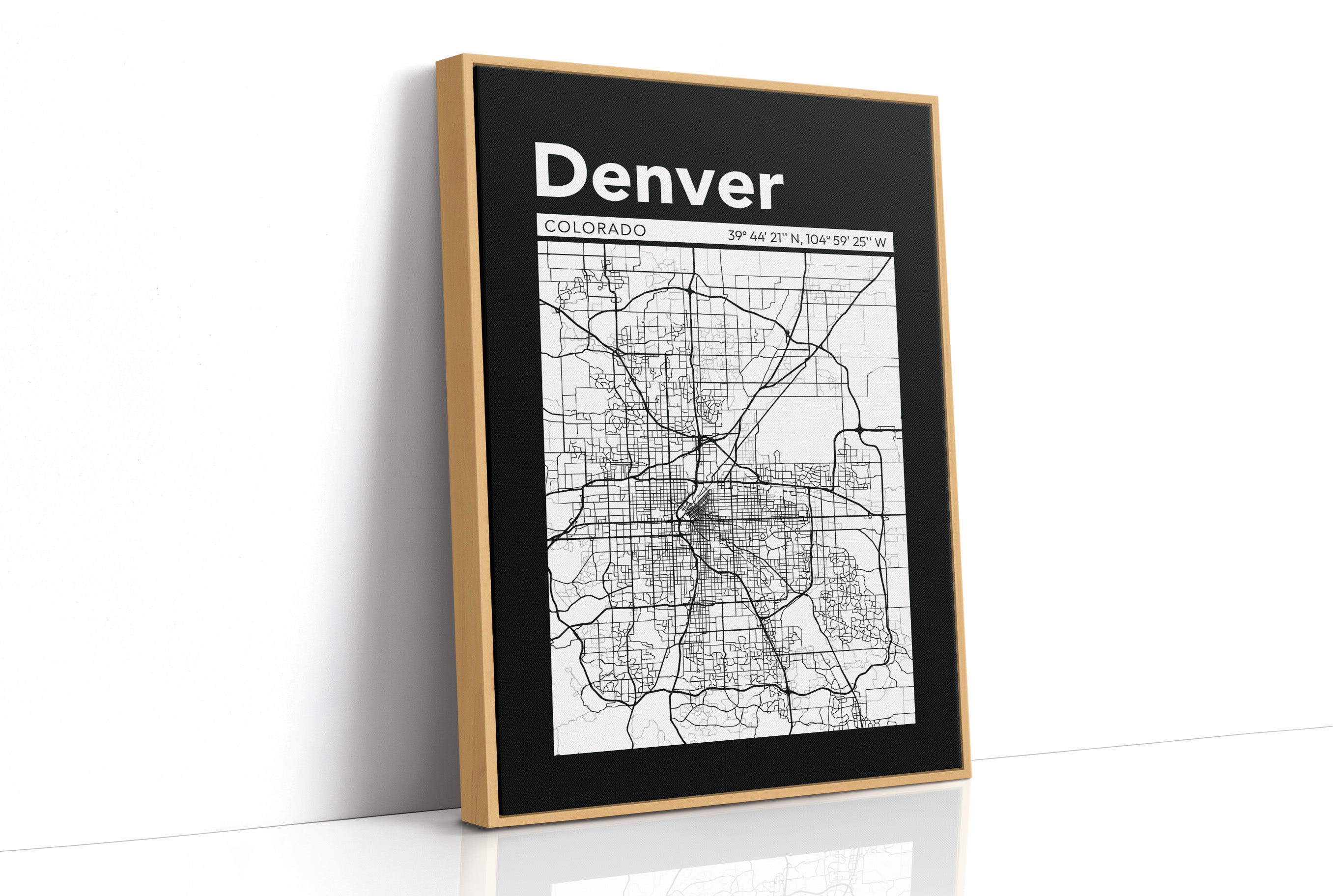 Denver, Mapped in Black
