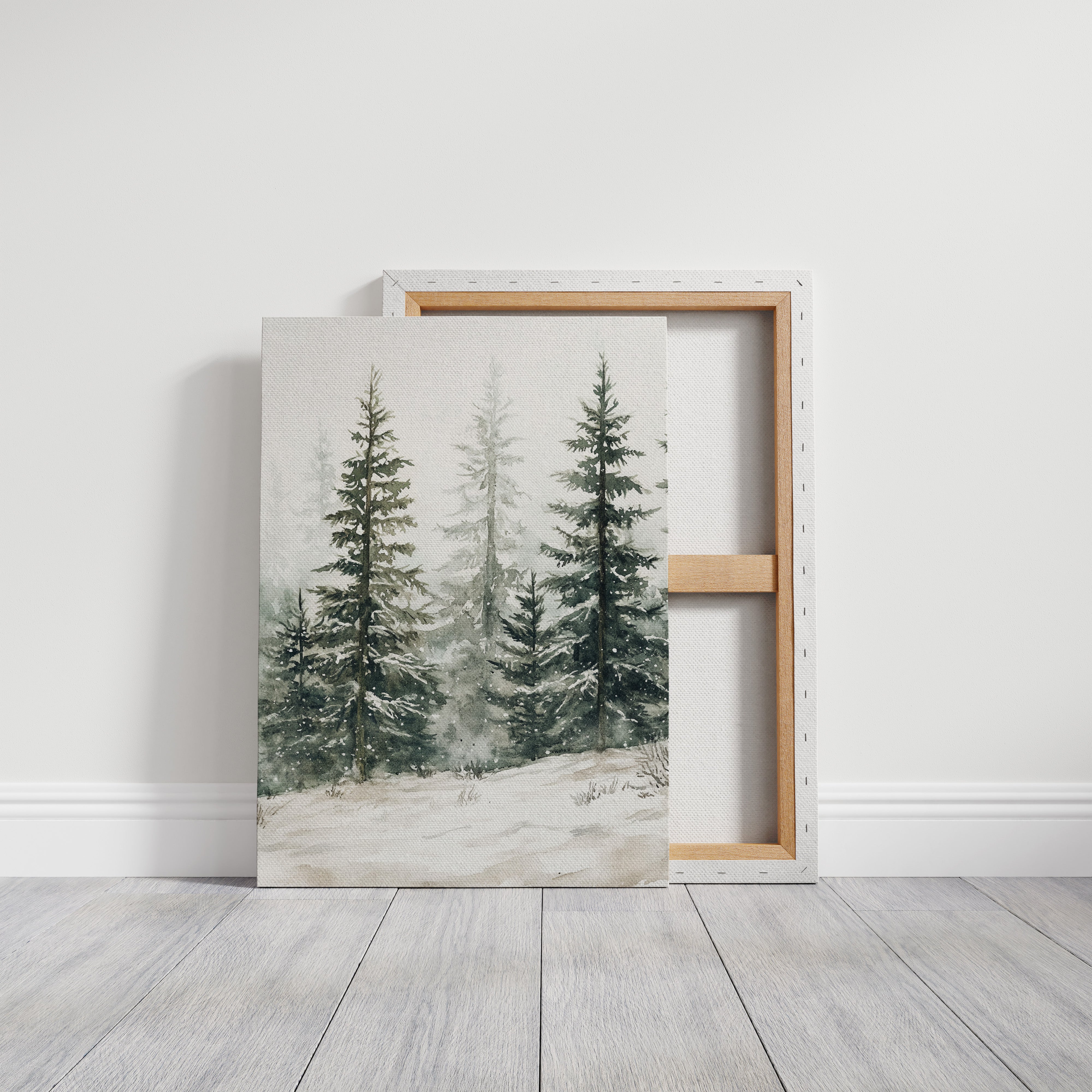 The Forest Breathes in White