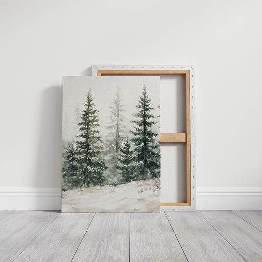 The Forest Breathes in White