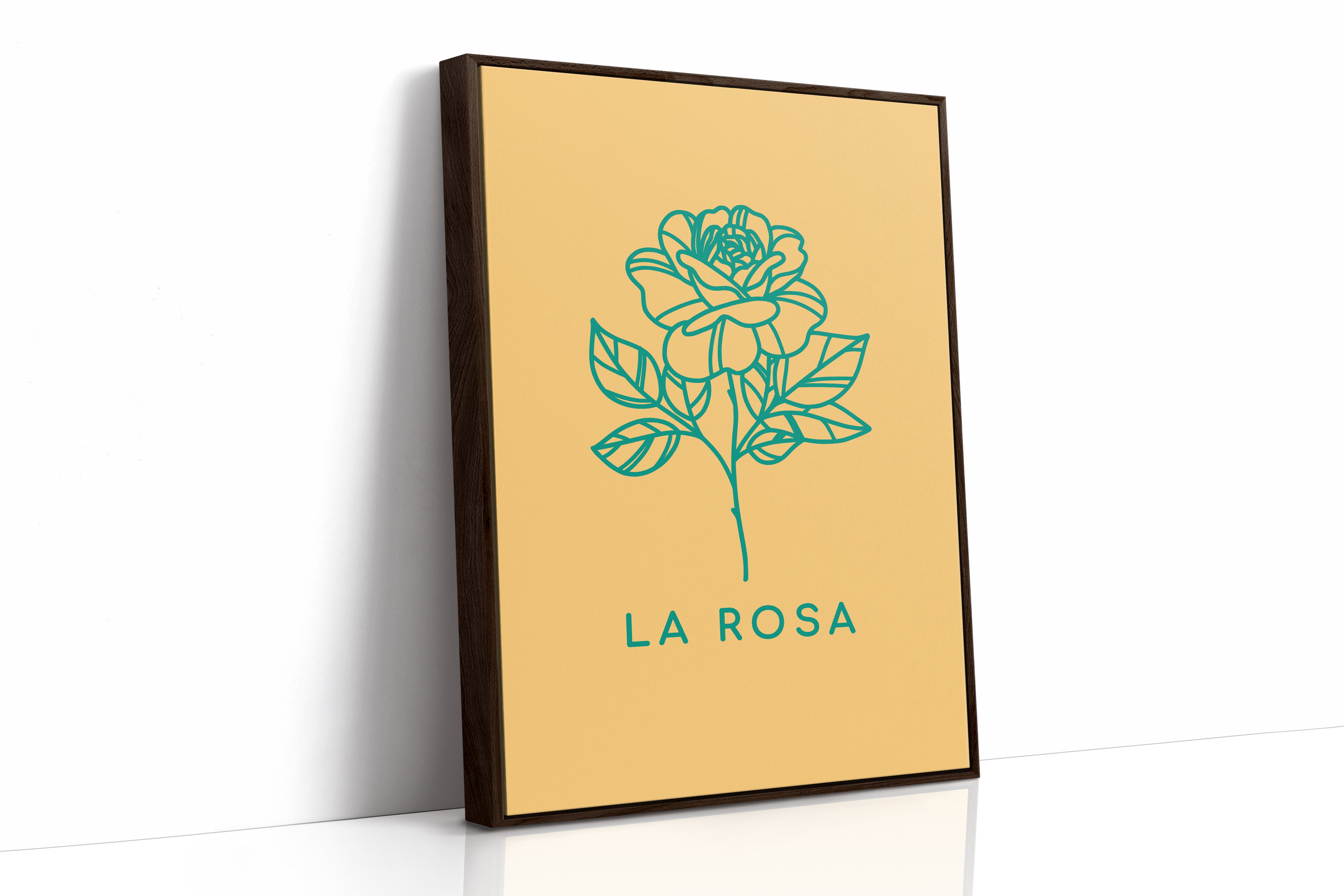 Turquoise Petals Dance Through Amber