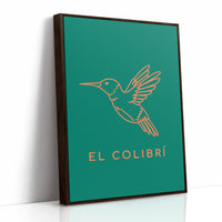 Coral Wings Dance Through Emerald Skies