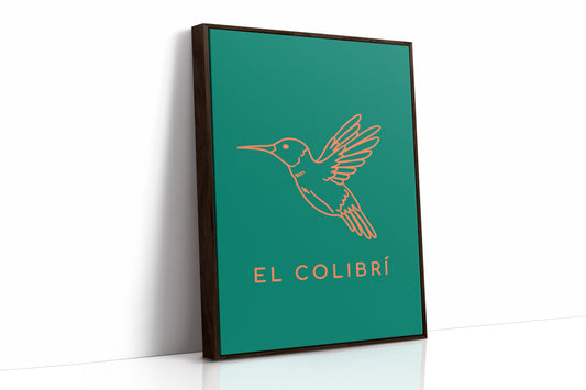 Coral Wings Dance Through Emerald Skies