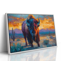 Sunset Paints The Buffalo's Soul