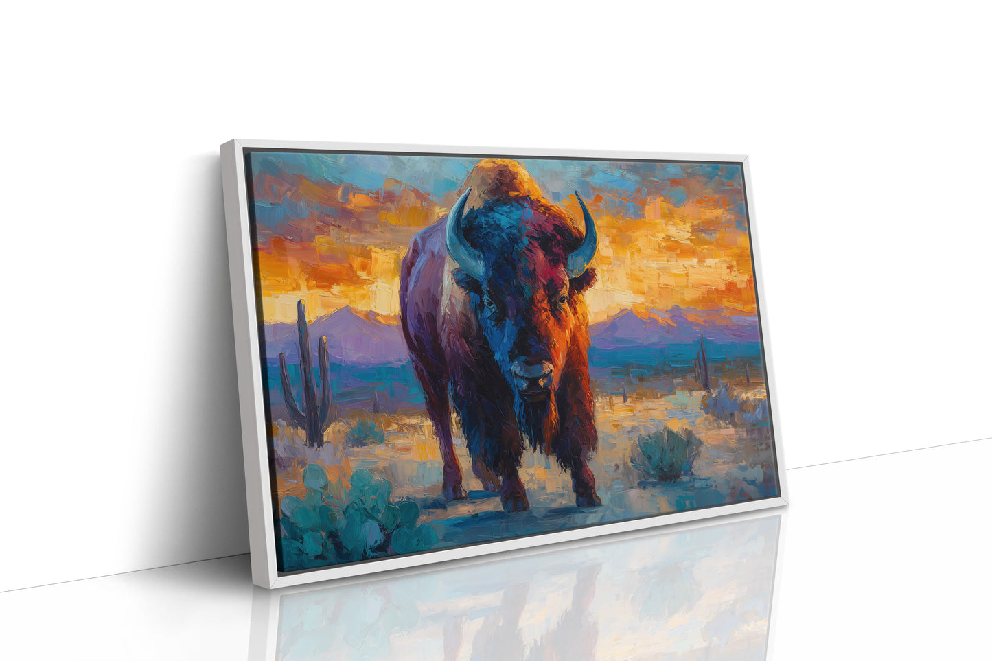 Sunset Paints The Buffalo's Soul